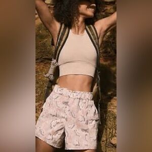 NWT FP Movement In the Wild running hiking short size Small Color Ivory Combo